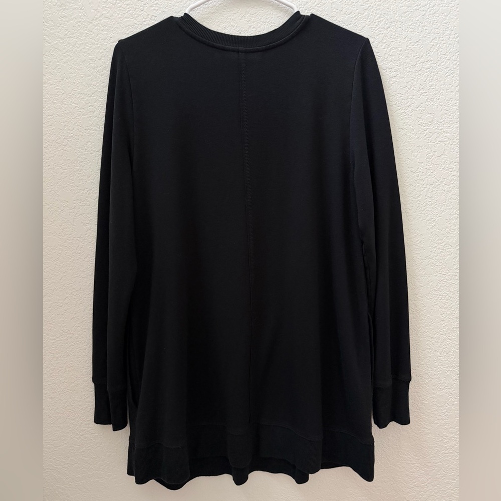 Soft Surroundings Siesta Soft Tunic Black, Women’s size medium - Picture 6 of 12